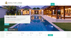 Desktop Screenshot of easybalivillas.com